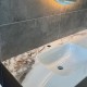 900mm Green Plywood Wall Hung Vanity with Marble Basin 900mm Green Plywood Wall Hung Vanity with Marble Basin